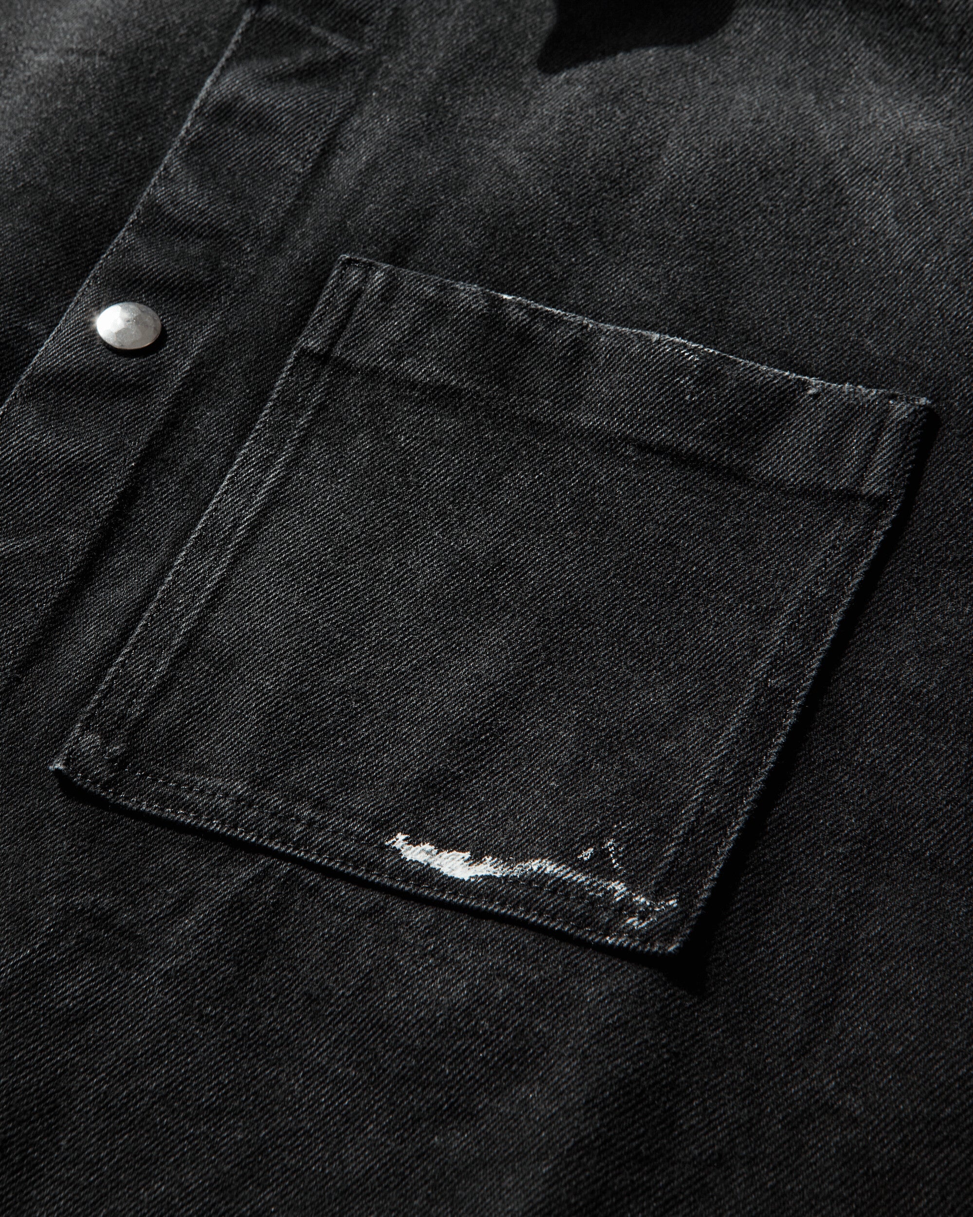 Men's Dyed Denim Shirt Black – Slam Jam®