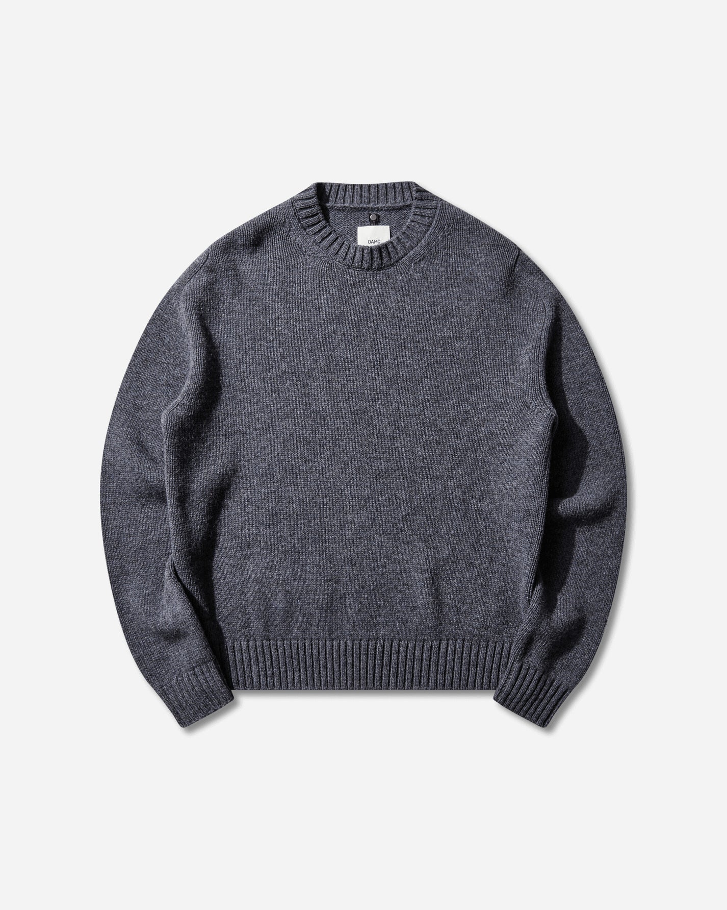 OAMC Round Neck Collar With Logo Clouberry DARKGREEN Knitwears Turtleneck OAF5MM08AP-FL004 560