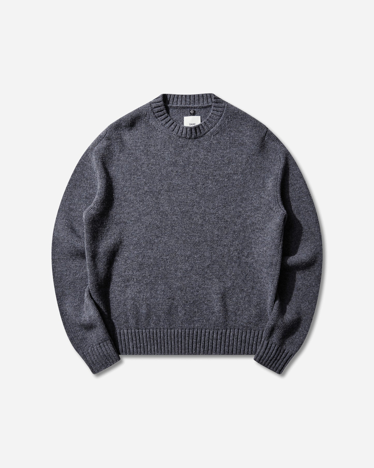 OAMC Round Neck Collar With Logo Clouberry DARKGREEN Knitwears Turtleneck OAF5MM08AP-FL004 560