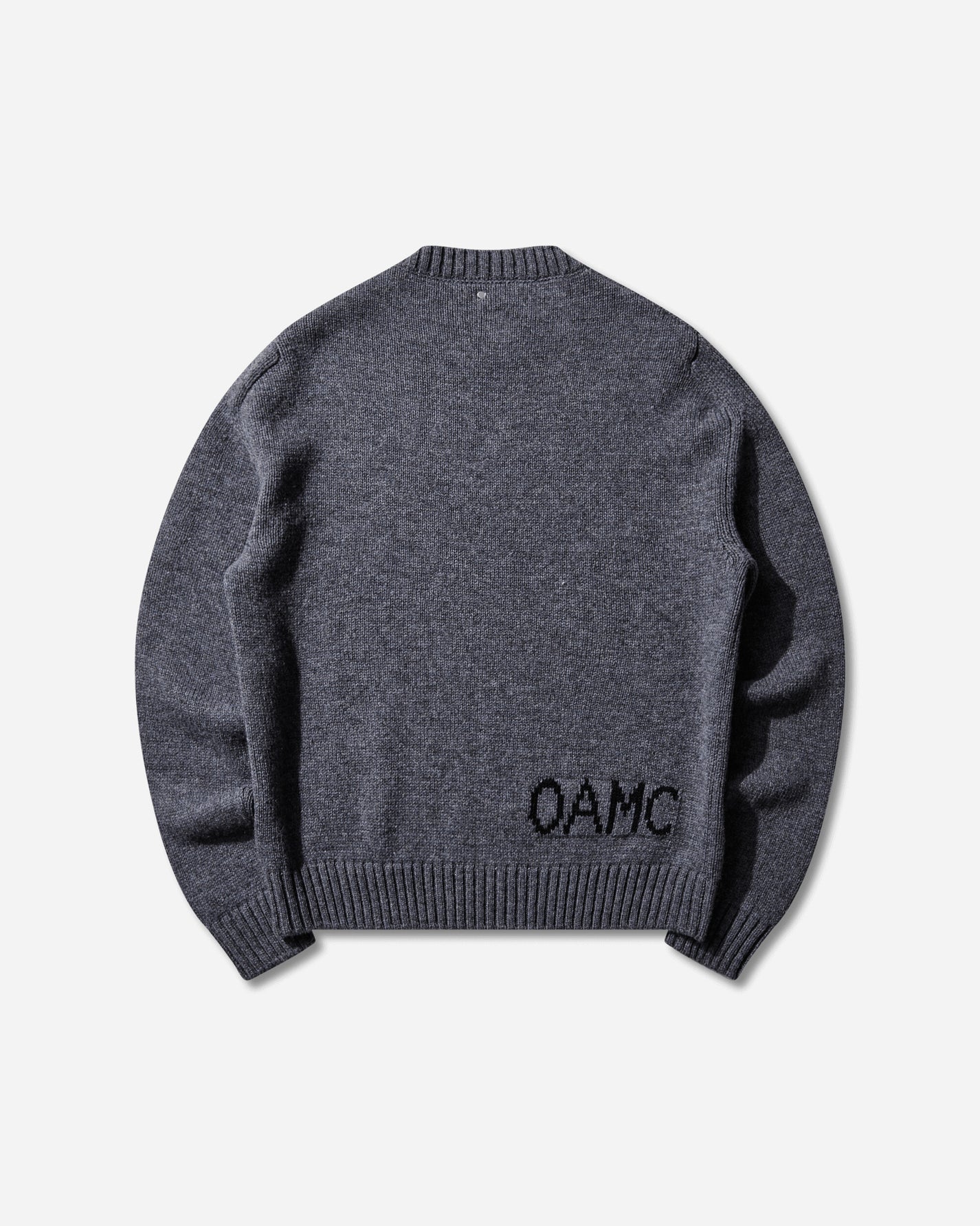 OAMC Round Neck Collar With Logo Clouberry DARKGREEN Knitwears Turtleneck OAF5MM08AP-FL004 560
