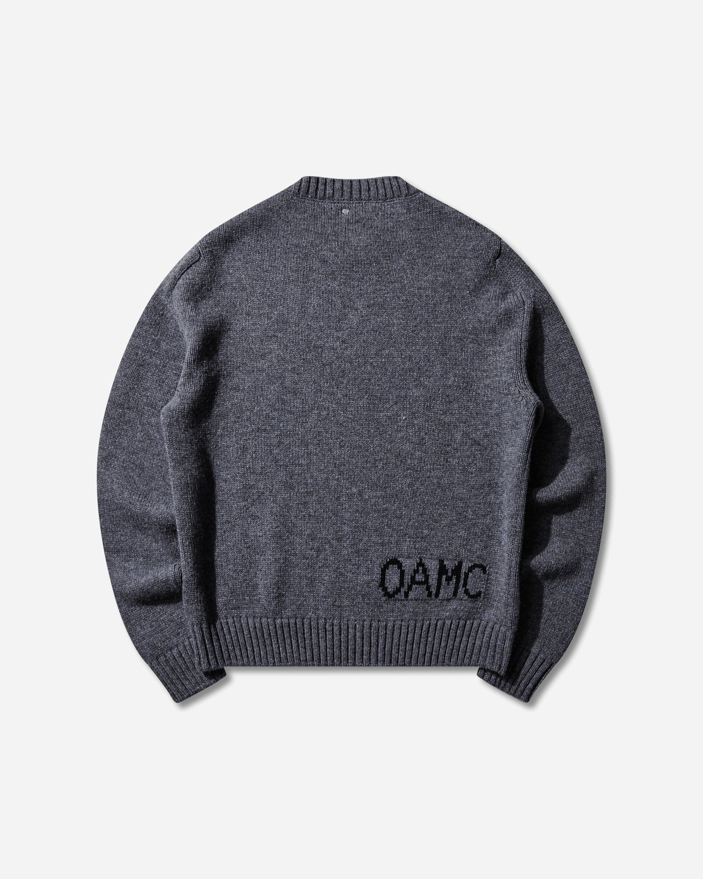 OAMC Round Neck Collar With Logo Clouberry DARKGREEN Knitwears Turtleneck OAF5MM08AP-FL004 560