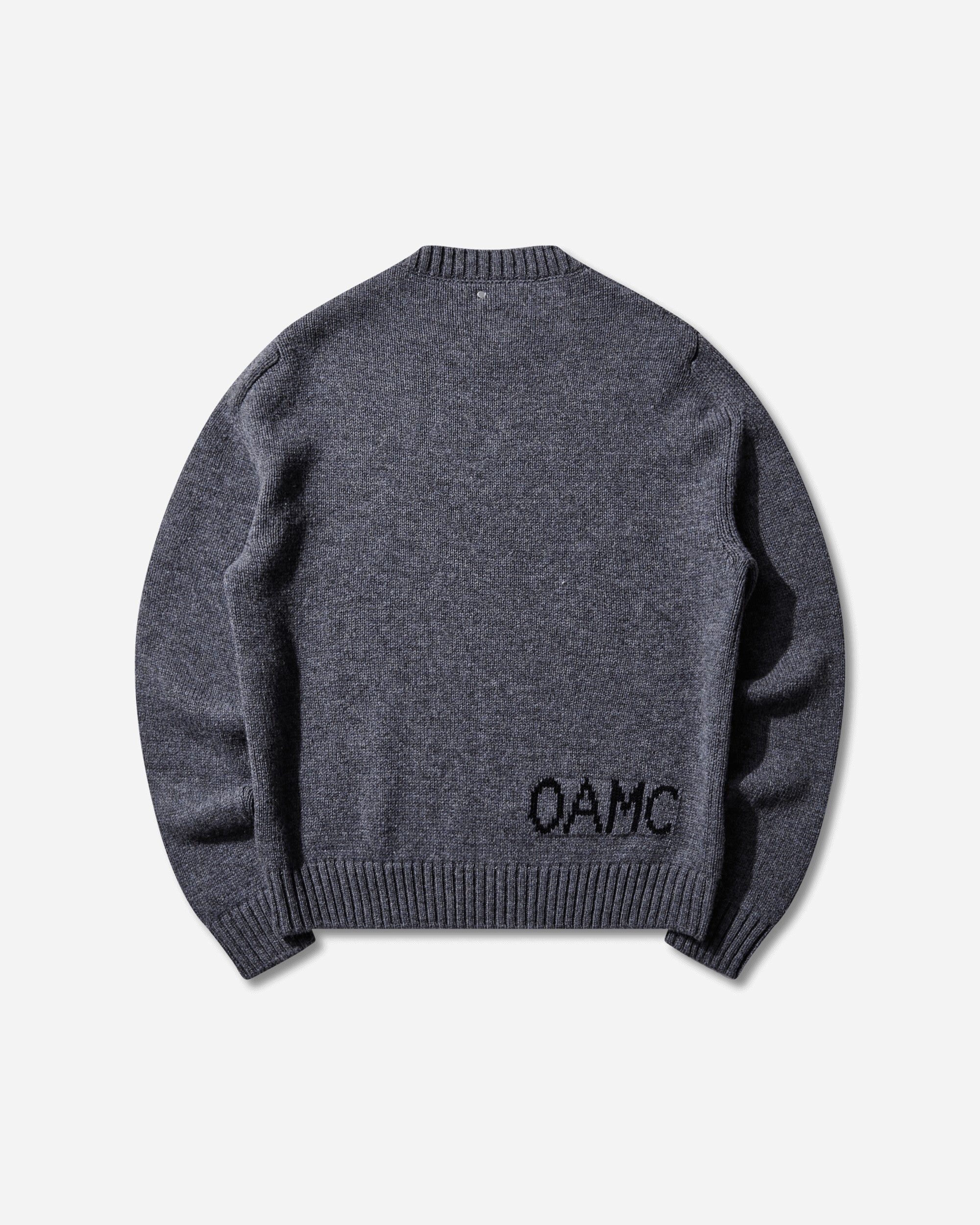 OAMC Round Neck Collar With Logo Clouberry DARKGREEN Knitwears Turtleneck OAF5MM08AP-FL004 560