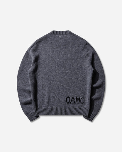 OAMC Round Neck Collar With Logo Clouberry DARKGREEN Knitwears Turtleneck OAF5MM08AP-FL004 560