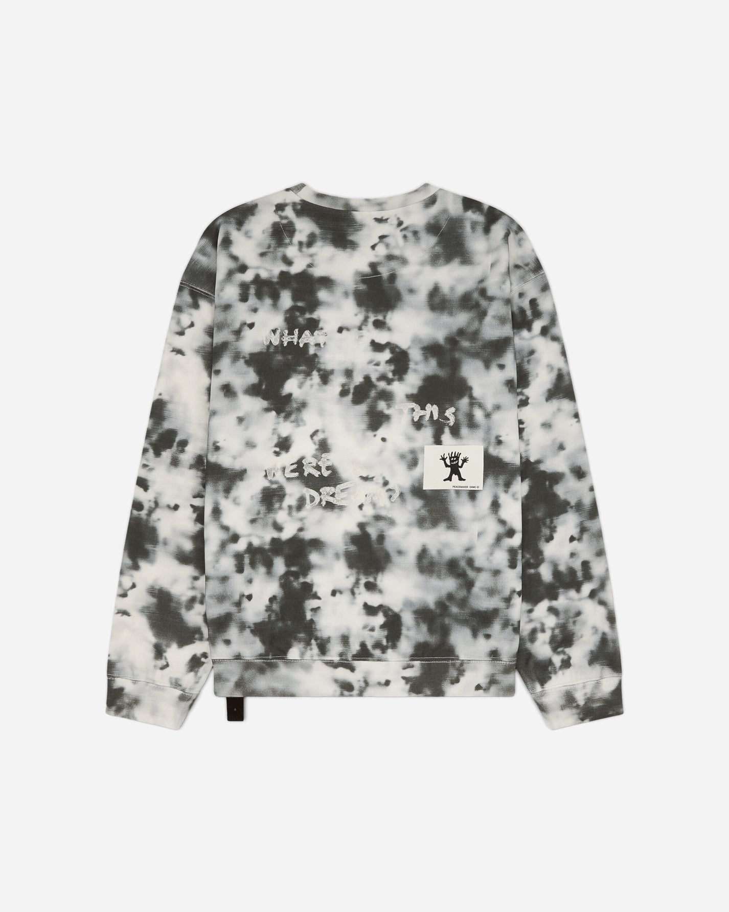 OAMC Peacemaker Loose Fit Crewneck Camo Print Black Camo Sweatshirts Crewneck PCM2ON01FFT00399 99