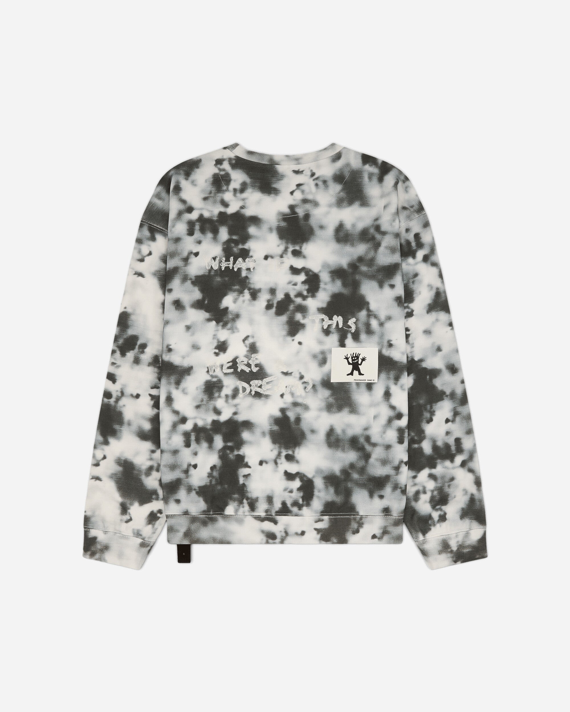 OAMC Peacemaker Loose Fit Crewneck Camo Print Black Camo Sweatshirts Crewneck PCM2ON01FFT00399 99