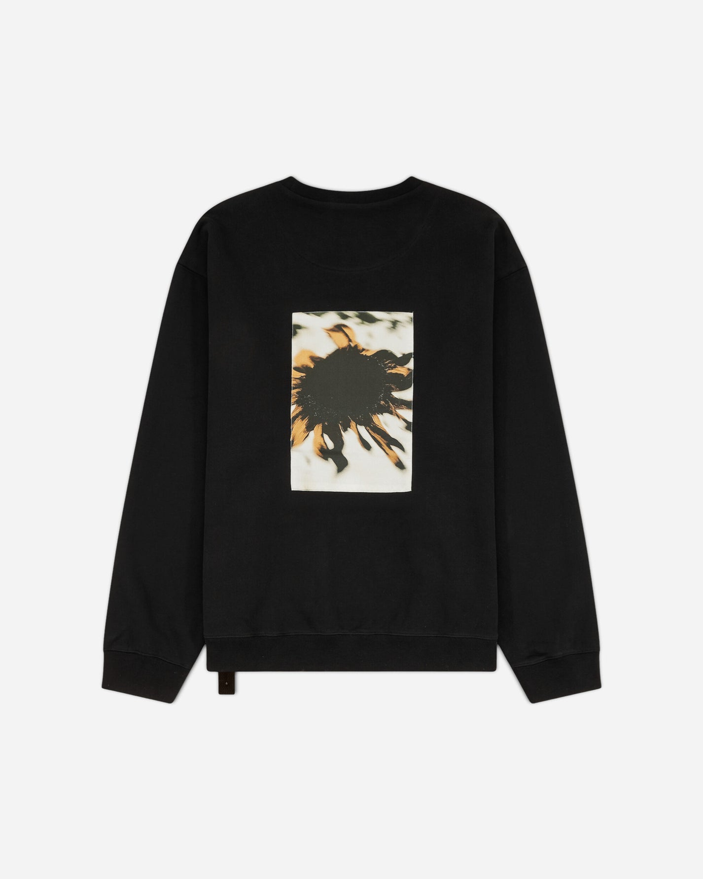 OAMC Peacemaker Loose Fit Crewneck Landart 02 Print Black Sweatshirts Crewneck PCM2ON01CFT00299 99