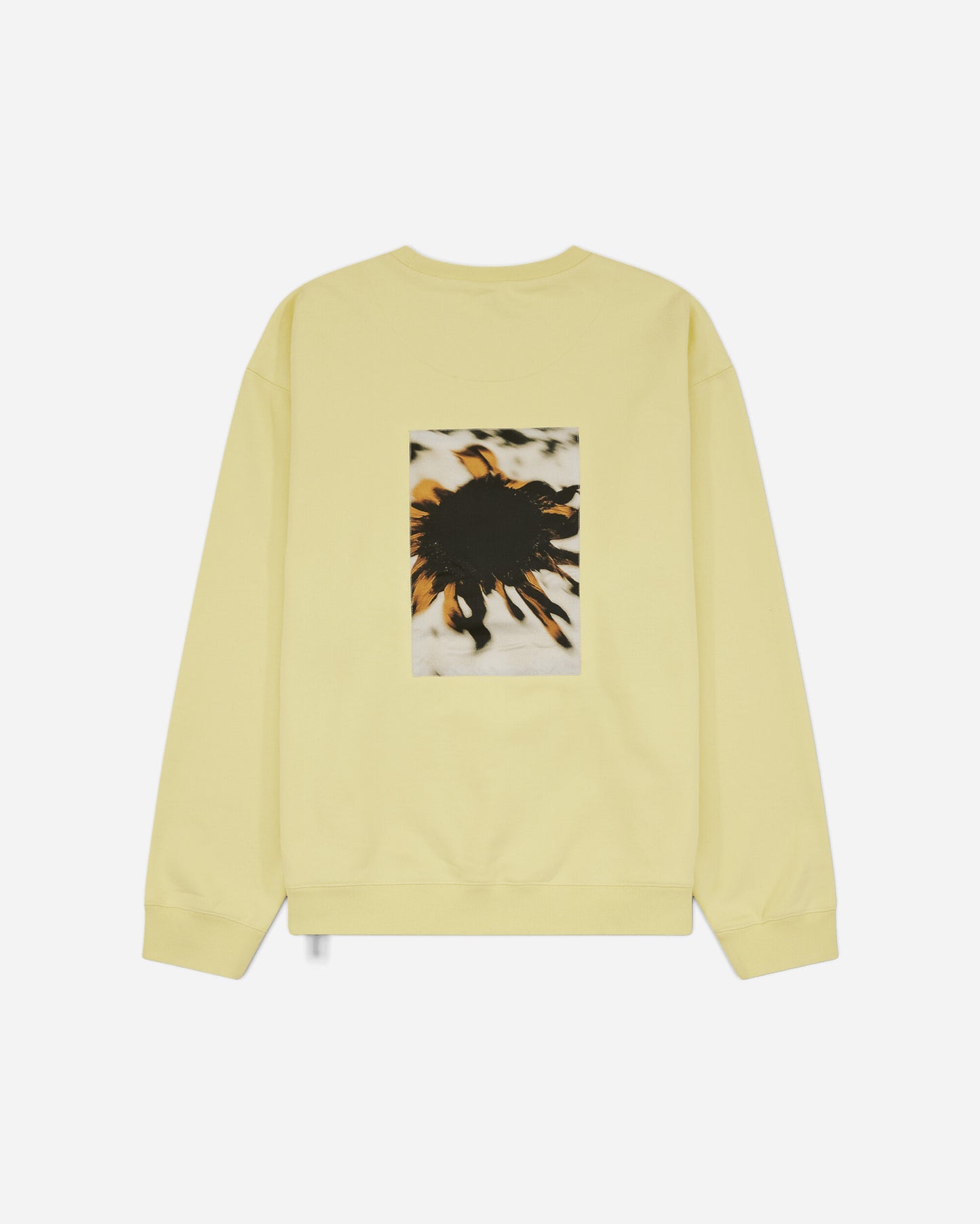 OAMC Peacemaker Loose Fit Crewneck Landart 02 Print Light Yellow Sweatshirts Crewneck PCM2ON01CFT00214 14