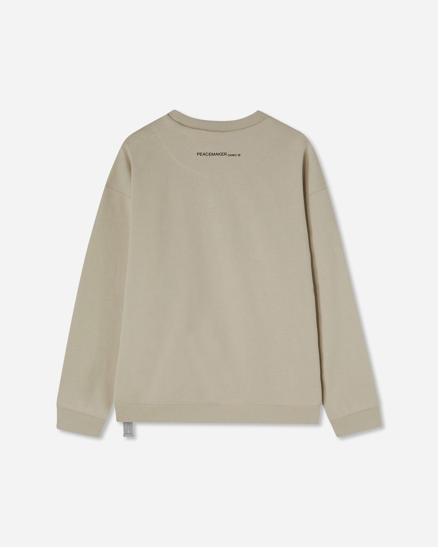 OAMC Peacemaker Peacemaker Bird Loose Fit Crewneck Sand Sweatshirts Crewneck PCM1ON01HFT001004 SAND