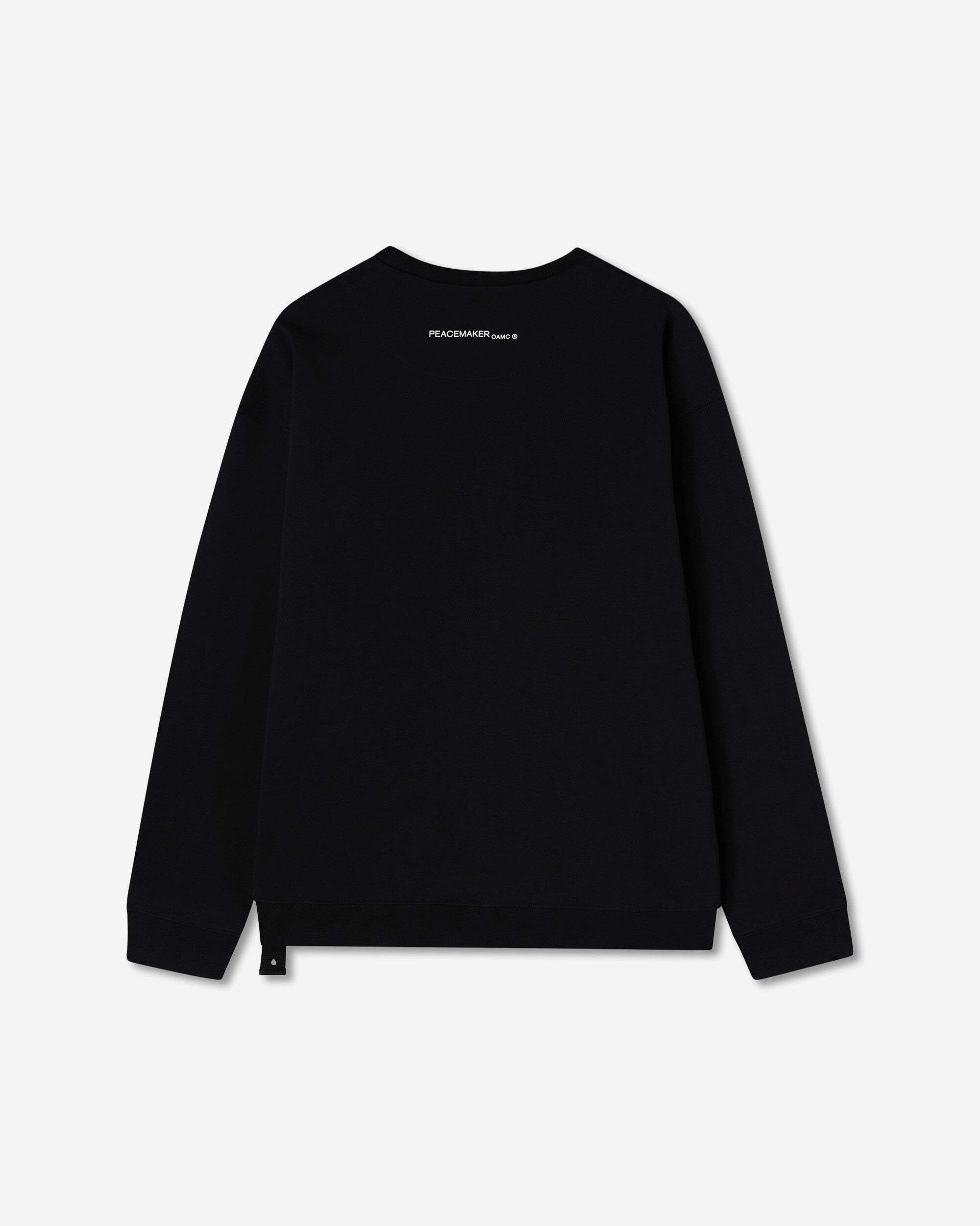 OAMC Peacemaker Peacemaker Bird Loose Fit Crewneck Black Sweatshirts Crewneck PCM1ON01HFT001099 BLK