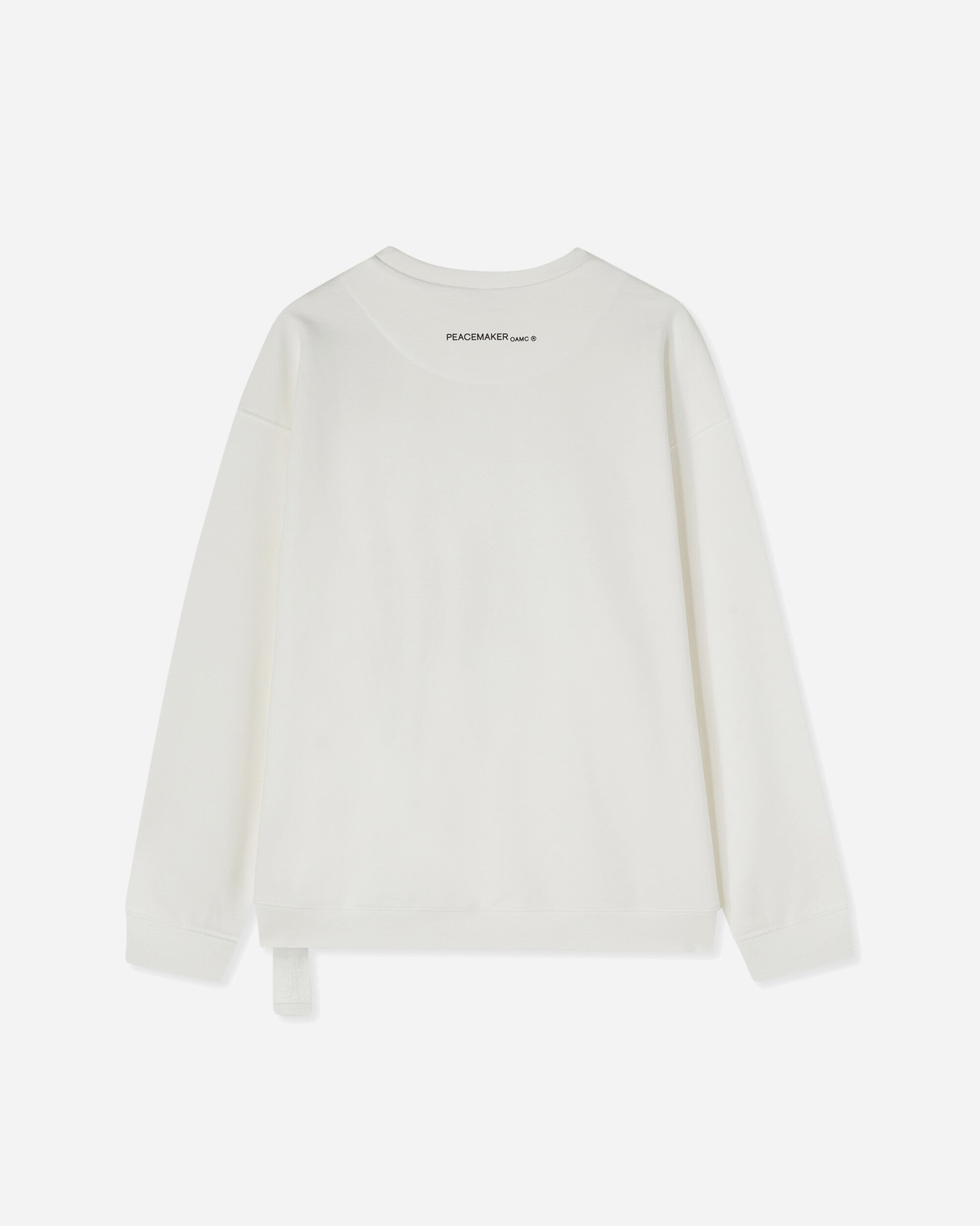 OAMC Peacemaker Peacemaker Bird Loose Fit Crewneck Snow White Sweatshirts Crewneck PCM1ON01HFT001002 WHT