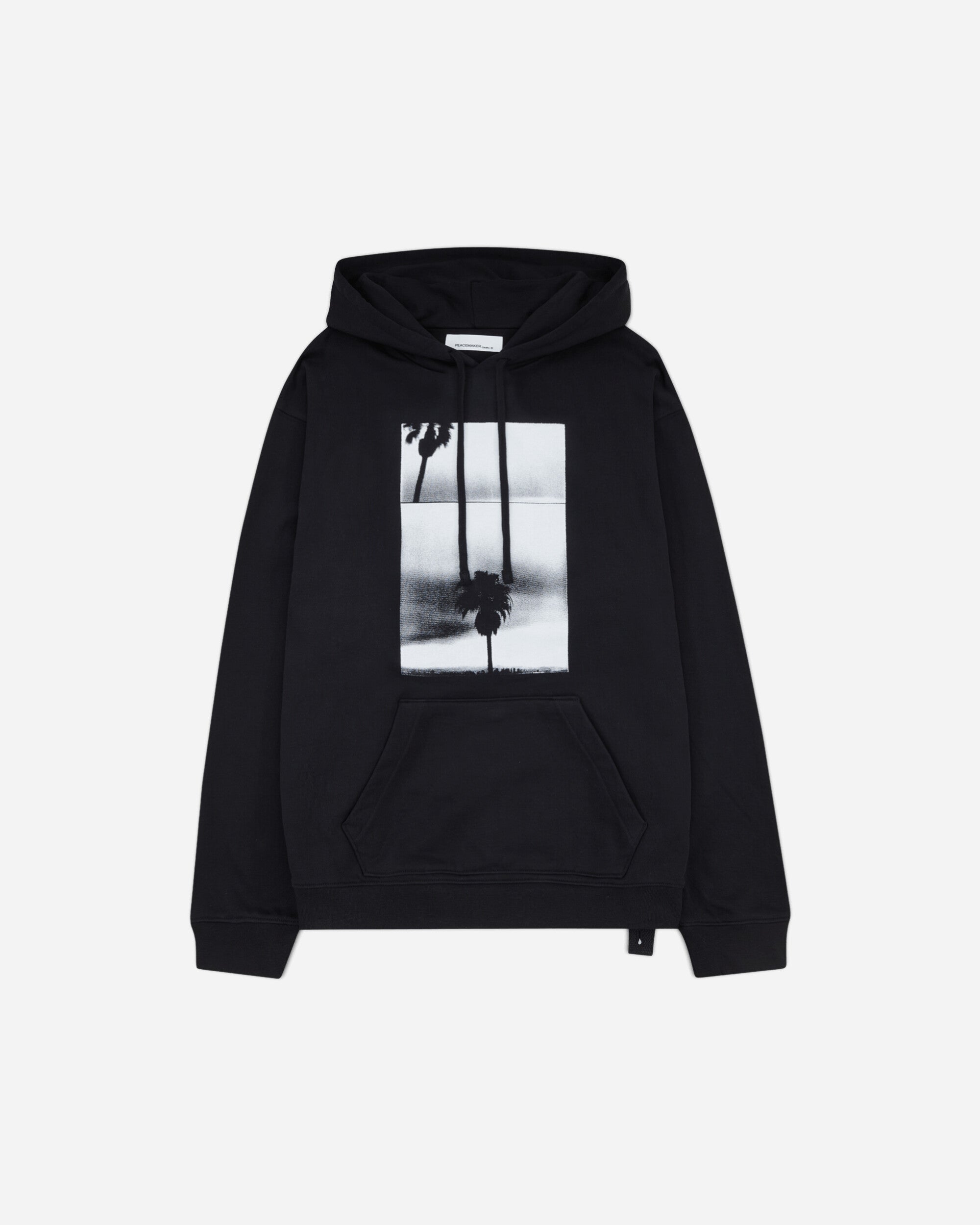 OAMC Peacemaker Hoodie  Panorama Print Black Sweatshirts Hoodies PCM3OH01NFT001099 BLACK