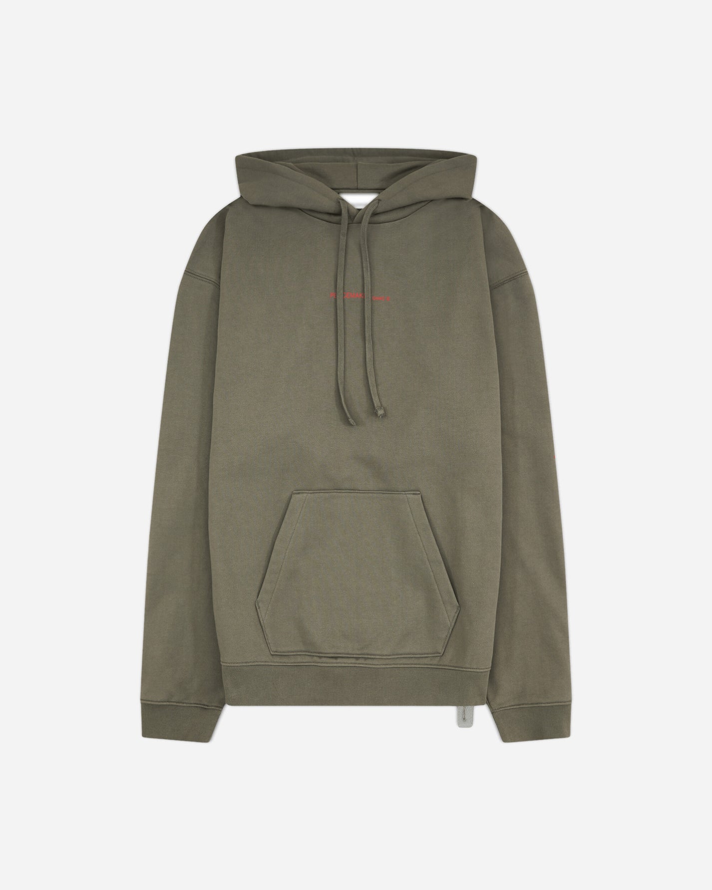 OAMC Peacemaker Loose Fit Hoodie Pigeon Print Gray Sweatshirts Hoodies PCM2OH01AFT00295 95