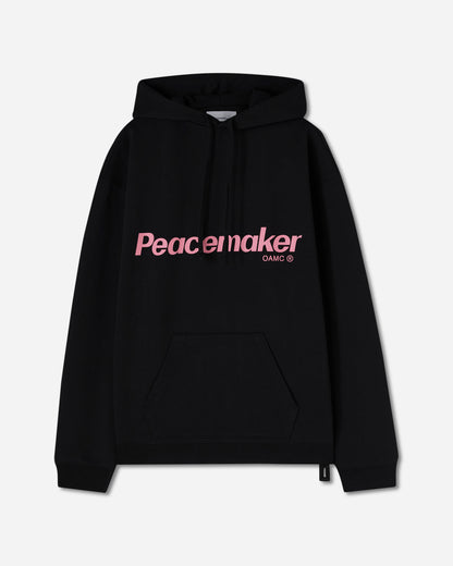 OAMC Peacemaker Peacemaker Flower Loose Fit Hoodie Black Sweatshirts Hoodies PCM1OH01GFT001099 BLK