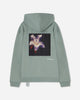 OAMC Peacemaker Peacemaker Flower Loose Fit Hoodie Sage Green Sweatshirts Hoodies PCM1OH01GFT001050 SGRN