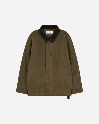 OAMC Peacemaker Chore Jacket Military Green Coats and Jackets Jackets PCM2OJ08ACO00754 54