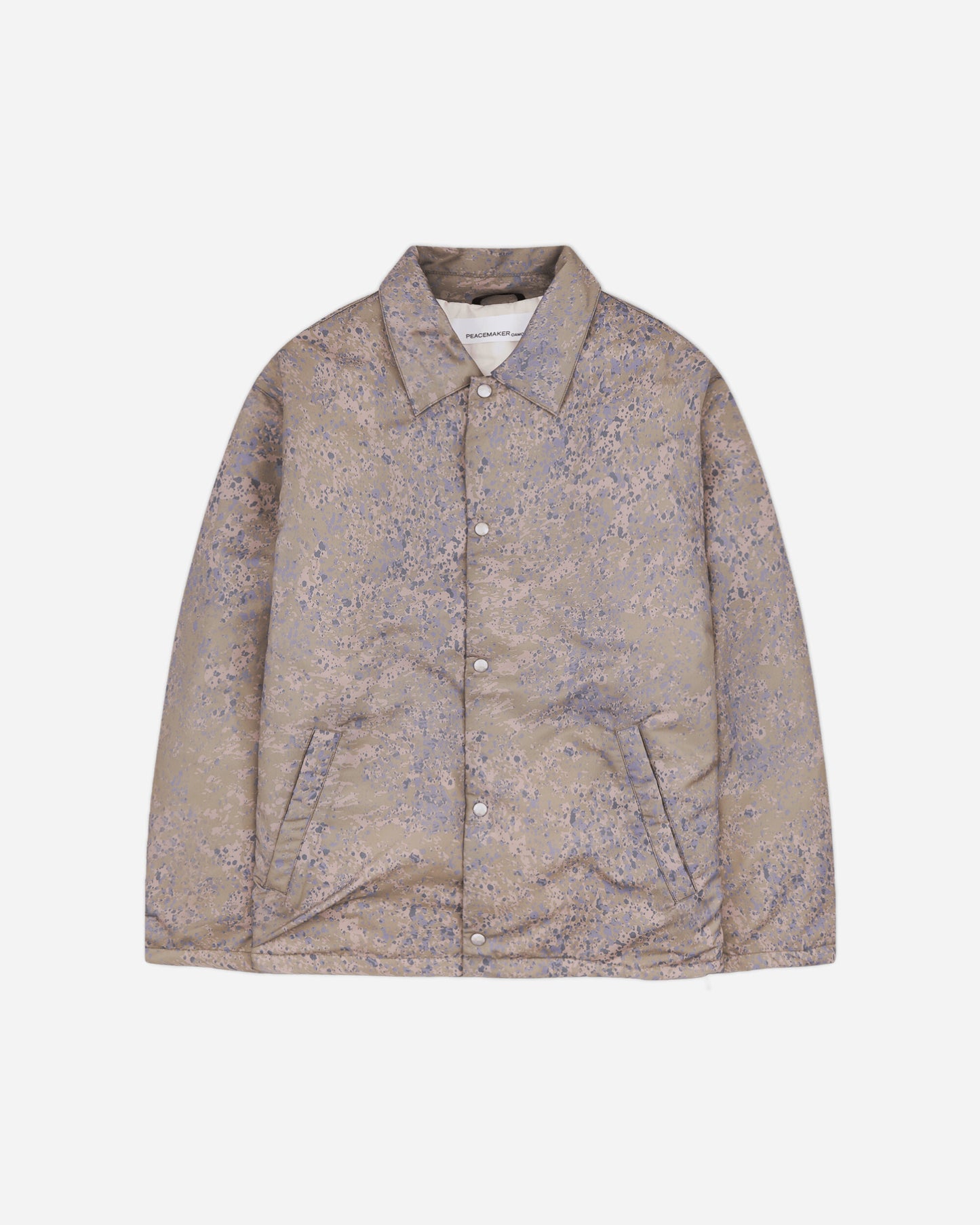 OAMC Peacemaker Coach Jacket Bark All Over Print Coats and Jackets Jackets PCM3OJ03ANY023S01 BARK ALL OVER PRINT