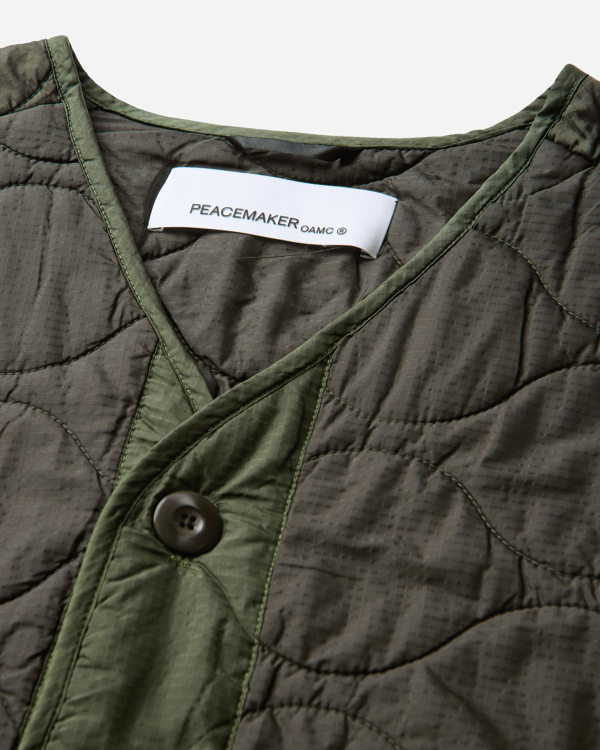 OAMC Peacemaker Combat Liner Dark Green Coats and Jackets Jackets PCM4OJ01ANY00159 DARK GREEN