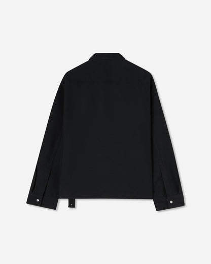 OAMC Peacemaker Ian Shirt Black Coats and Jackets Jackets PCM1OS02APL001099 BLK