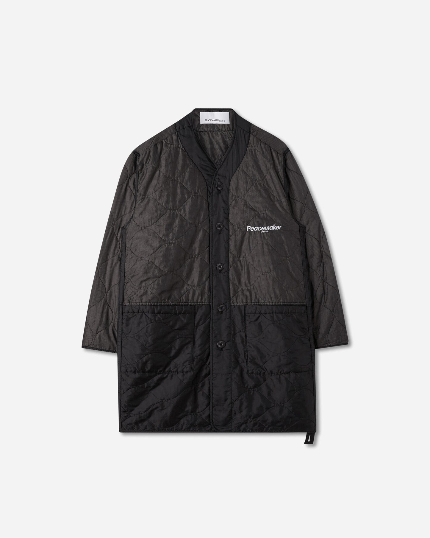 OAMC Peacemaker Long Liner Black Coats and Jackets Jackets PCM1OC02ANY001099 BLK