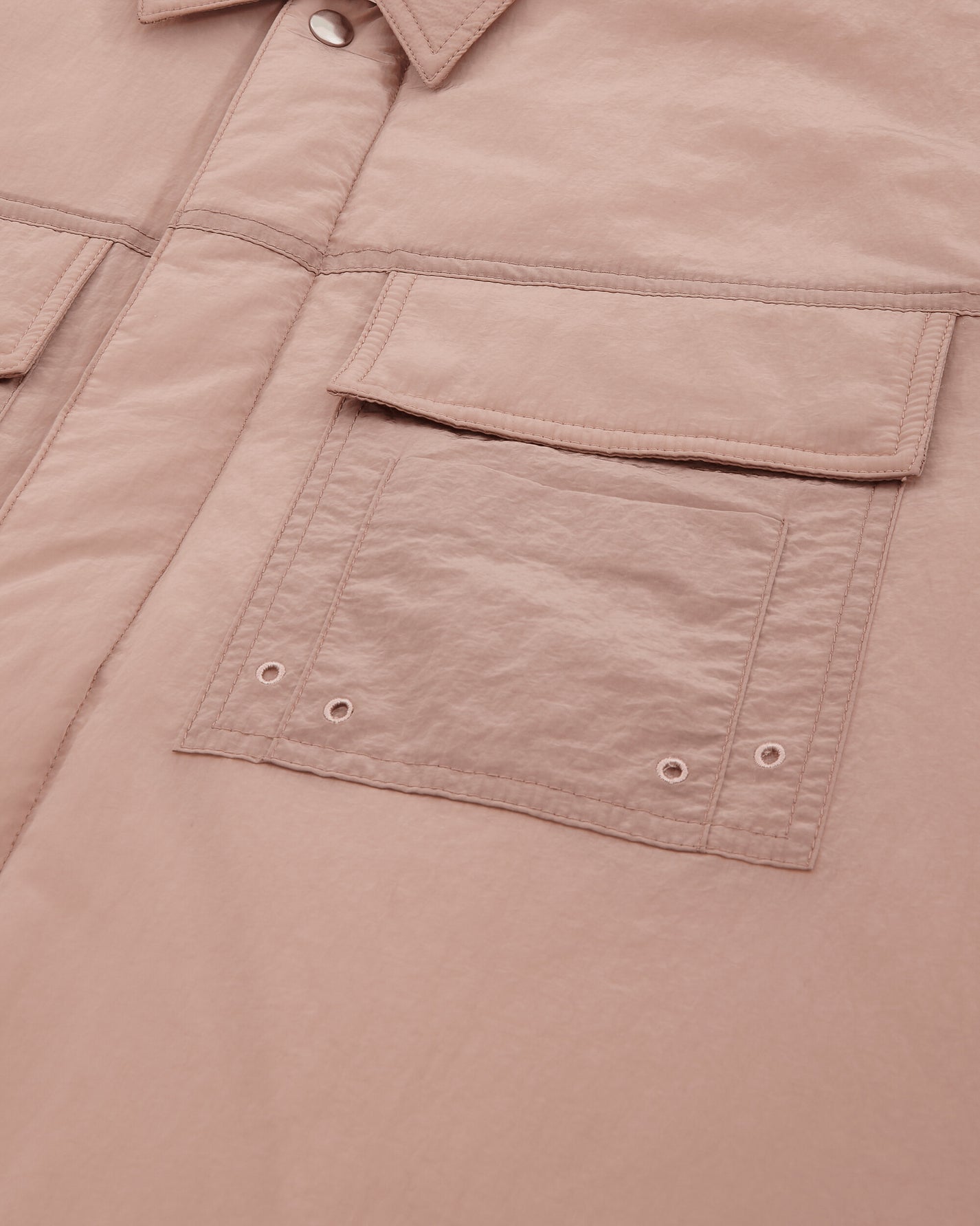 OAMC Peacemaker Padded Overshirt Lilac Coats and Jackets Jackets PCM2OS07BNY00836 36