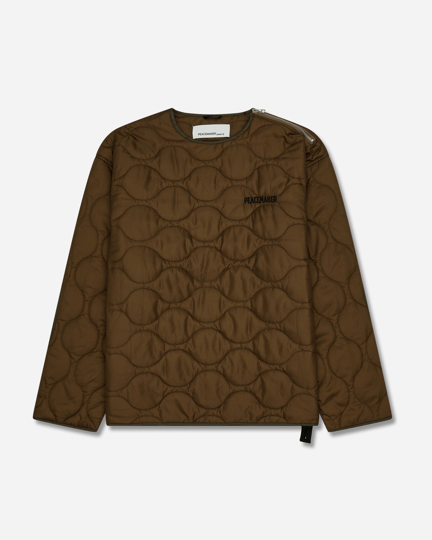 OAMC Peacemaker Shoulder Zip Liner Beige Coats and Jackets Jackets PCM2ON02ANY00106 39