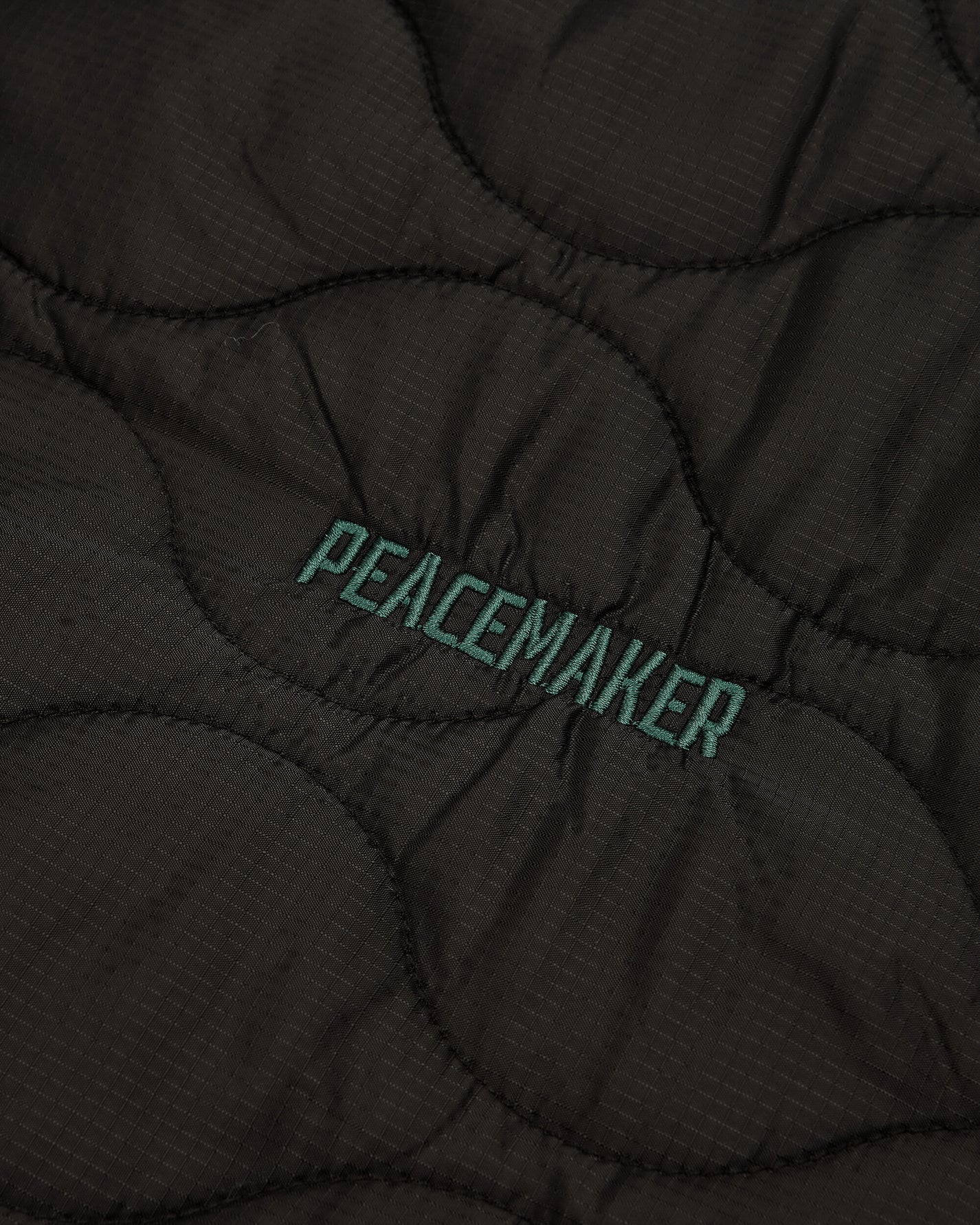 OAMC Peacemaker Shoulder Zip Liner Black Coats and Jackets Jackets PCM2ON02ANY00199 99