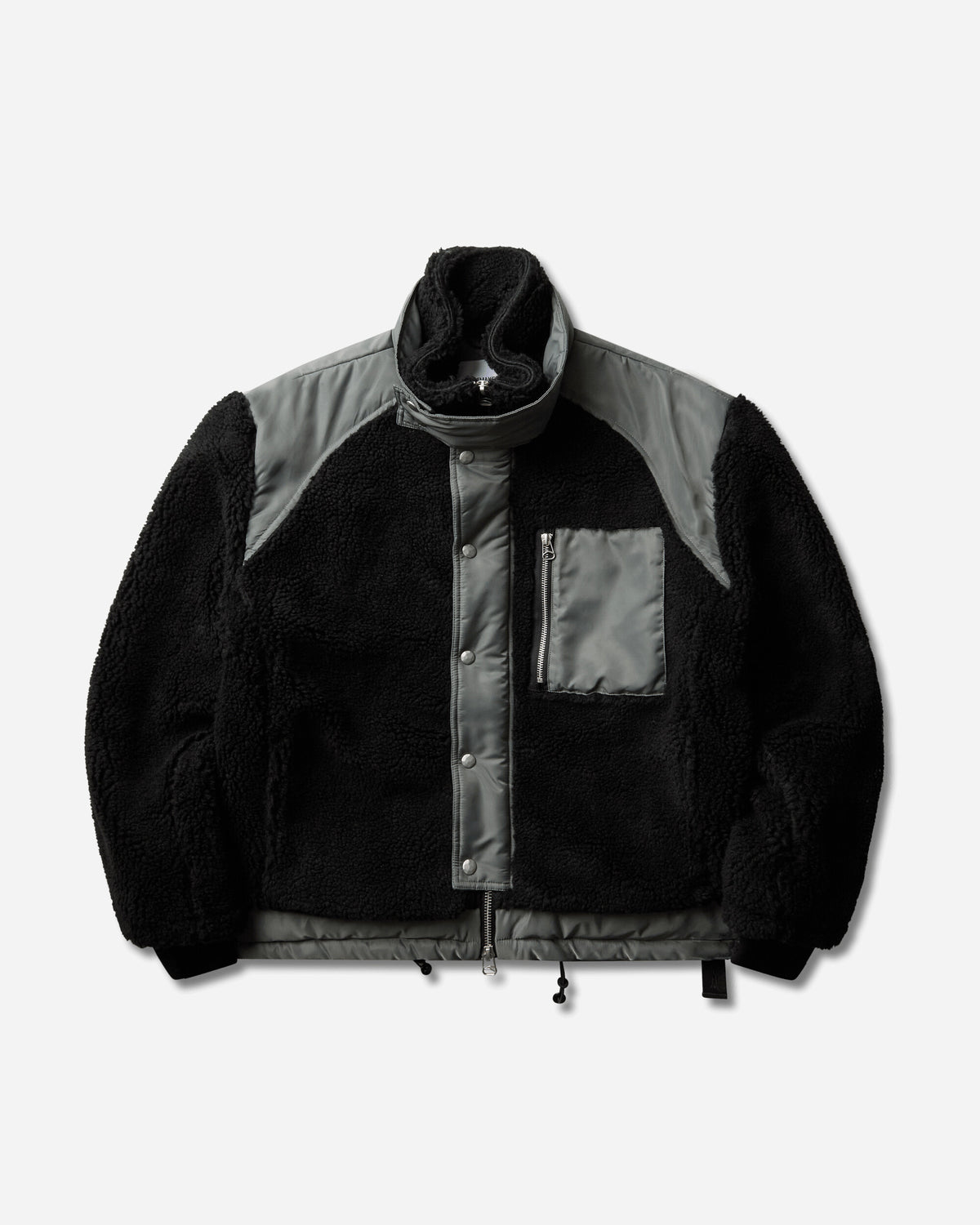 OAMC Peacemaker Teddy Jacket Black Coats and Jackets Jackets PCM4OJ02ATE00199 BLACK