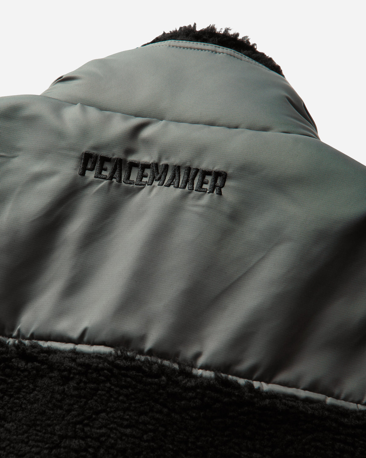 OAMC Peacemaker Teddy Jacket Black Coats and Jackets Jackets PCM4OJ02ATE00199 BLACK