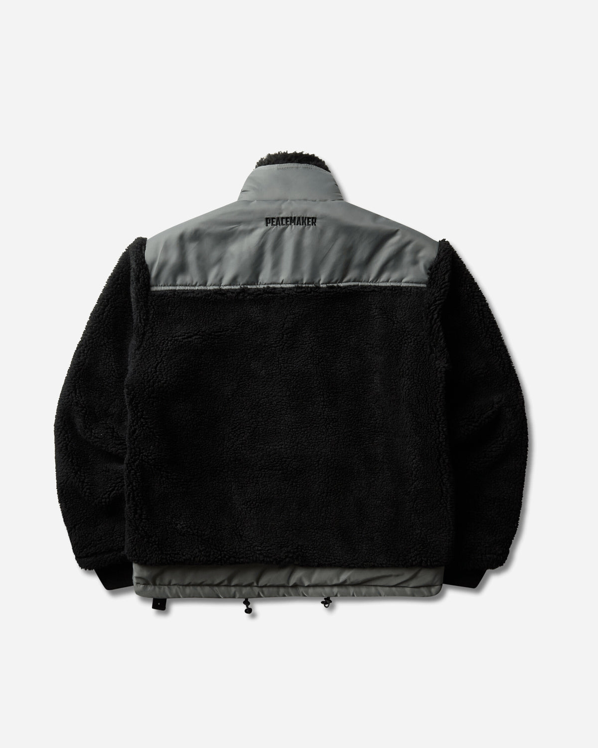 OAMC Peacemaker Teddy Jacket Black Coats and Jackets Jackets PCM4OJ02ATE00199 BLACK