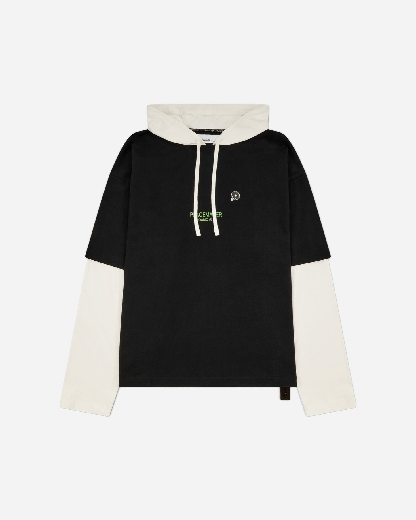 OAMC Peacemaker Hooded Tee Dynamo  Print Black T-Shirts Longsleeve PCM2OT08HJE00299 99