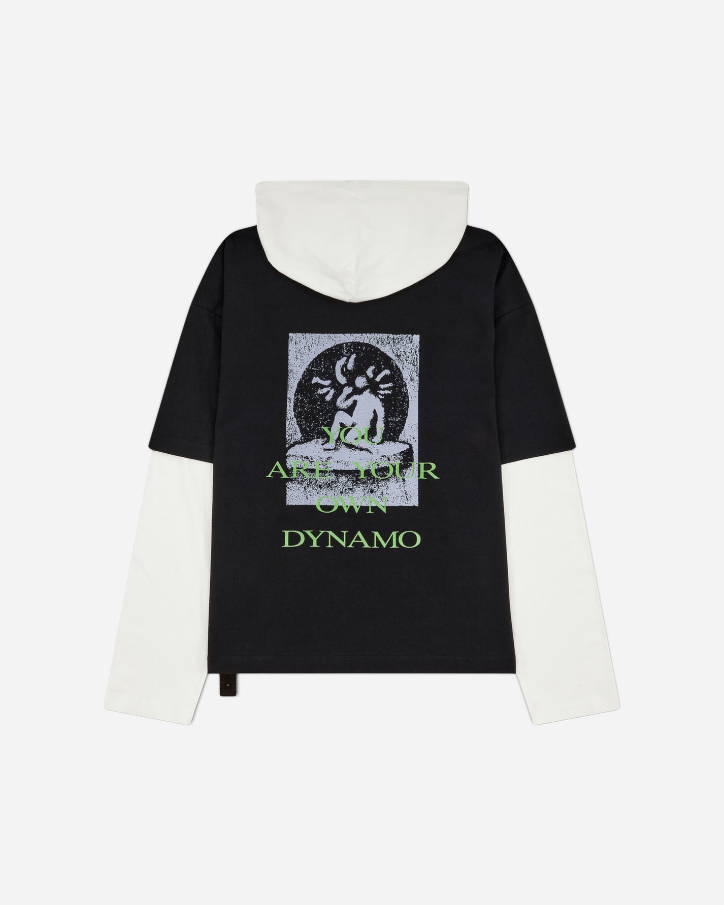 OAMC Peacemaker Hooded Tee Dynamo  Print Black T-Shirts Longsleeve PCM2OT08HJE00299 99