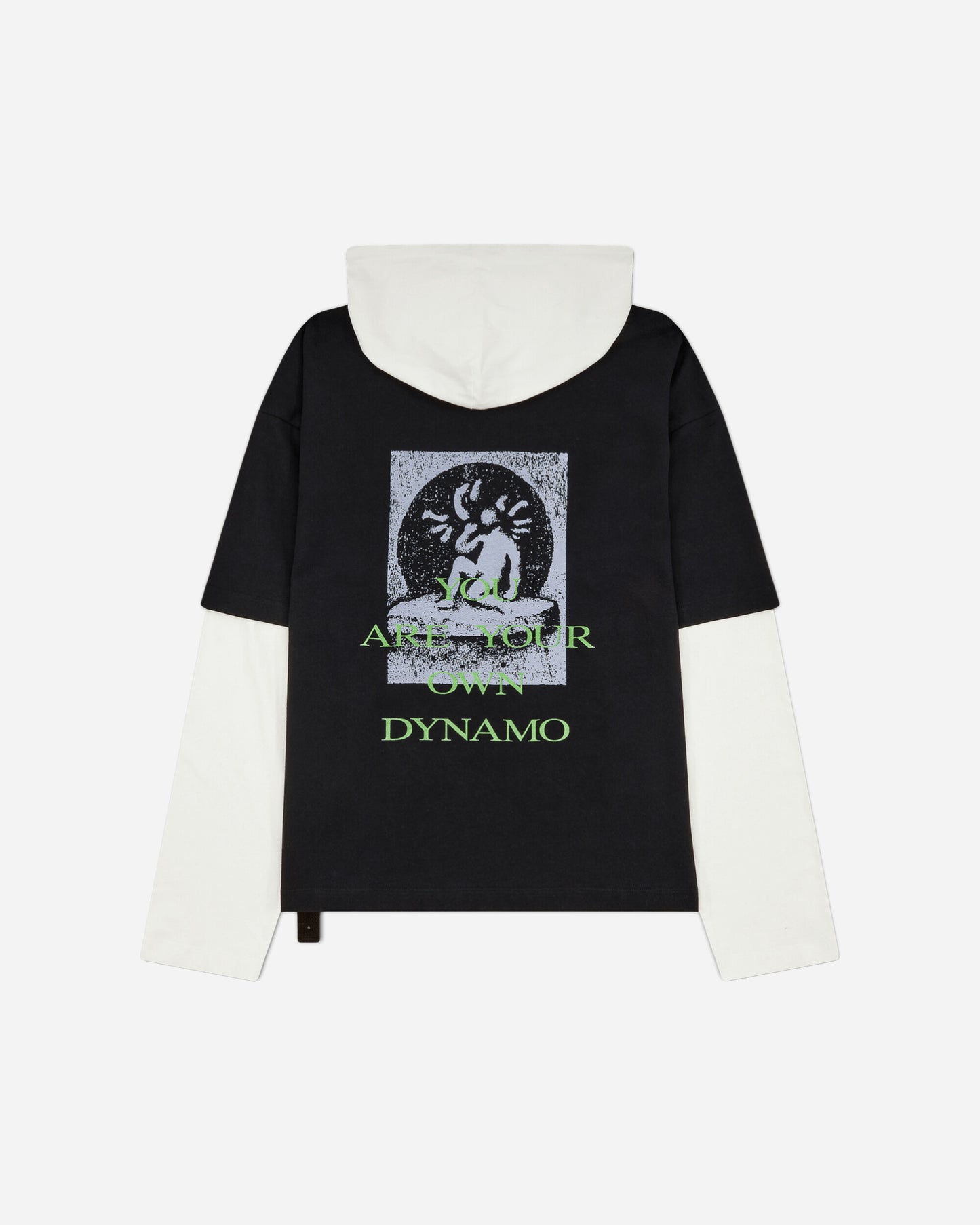 OAMC Peacemaker Hooded Tee Dynamo  Print Black T-Shirts Longsleeve PCM2OT08HJE00299 99