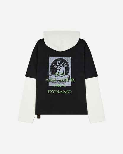 OAMC Peacemaker Hooded Tee Dynamo  Print Black T-Shirts Longsleeve PCM2OT08HJE00299 99
