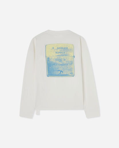 OAMC Peacemaker Peacemaker Lighter L/S Pocket Tee Snow White T-Shirts Longsleeve PCM1OT04RJE002002 WHT