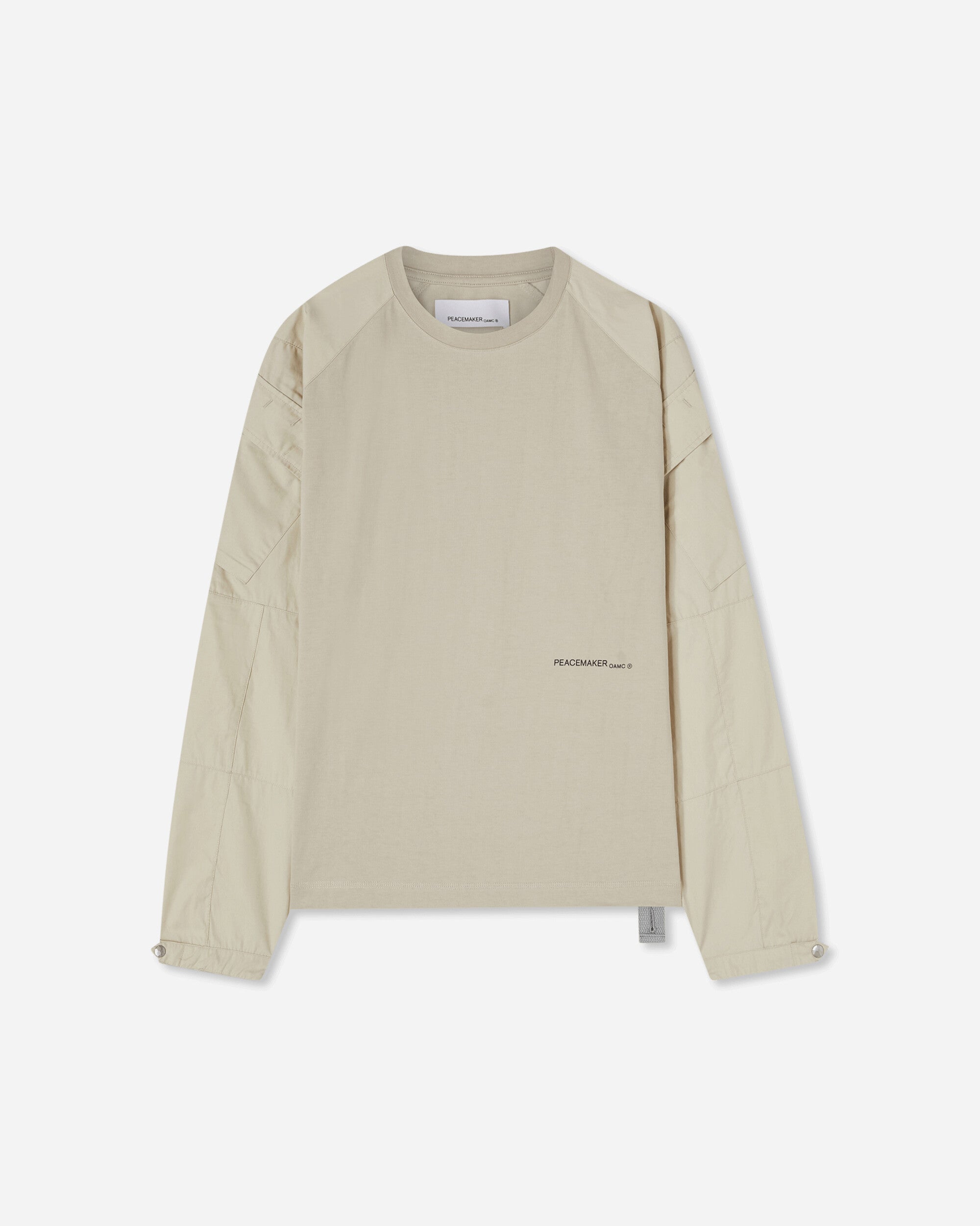 OAMC Peacemaker Peacemaker Sl Cargo L/S Sand T-Shirts Longsleeve PCM1OT07AJE003004 SAND