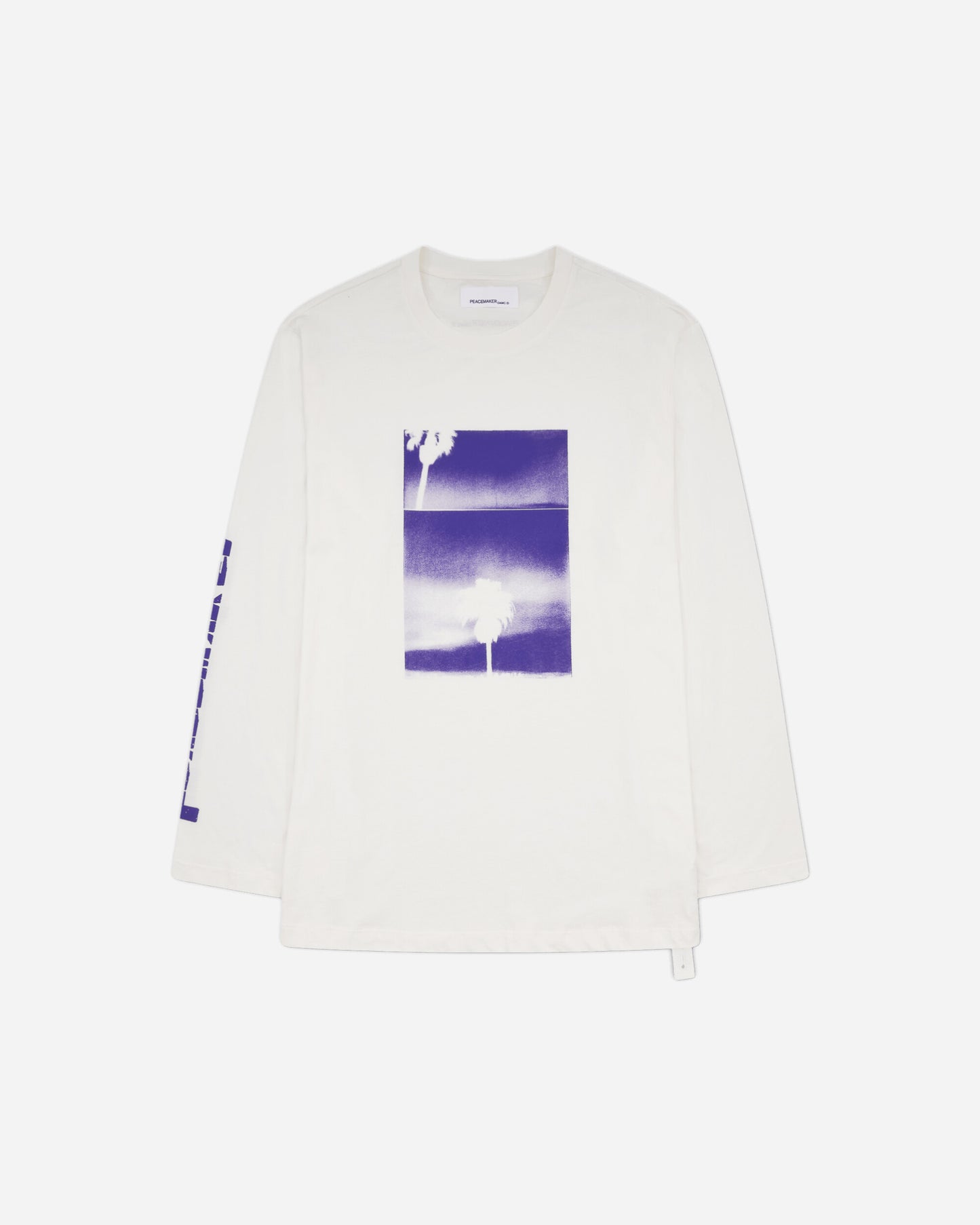 OAMC Peacemaker Regular LS Tee  Panorama Print White T-Shirts Longsleeve PCM3OT05NJE001001 WHITE
