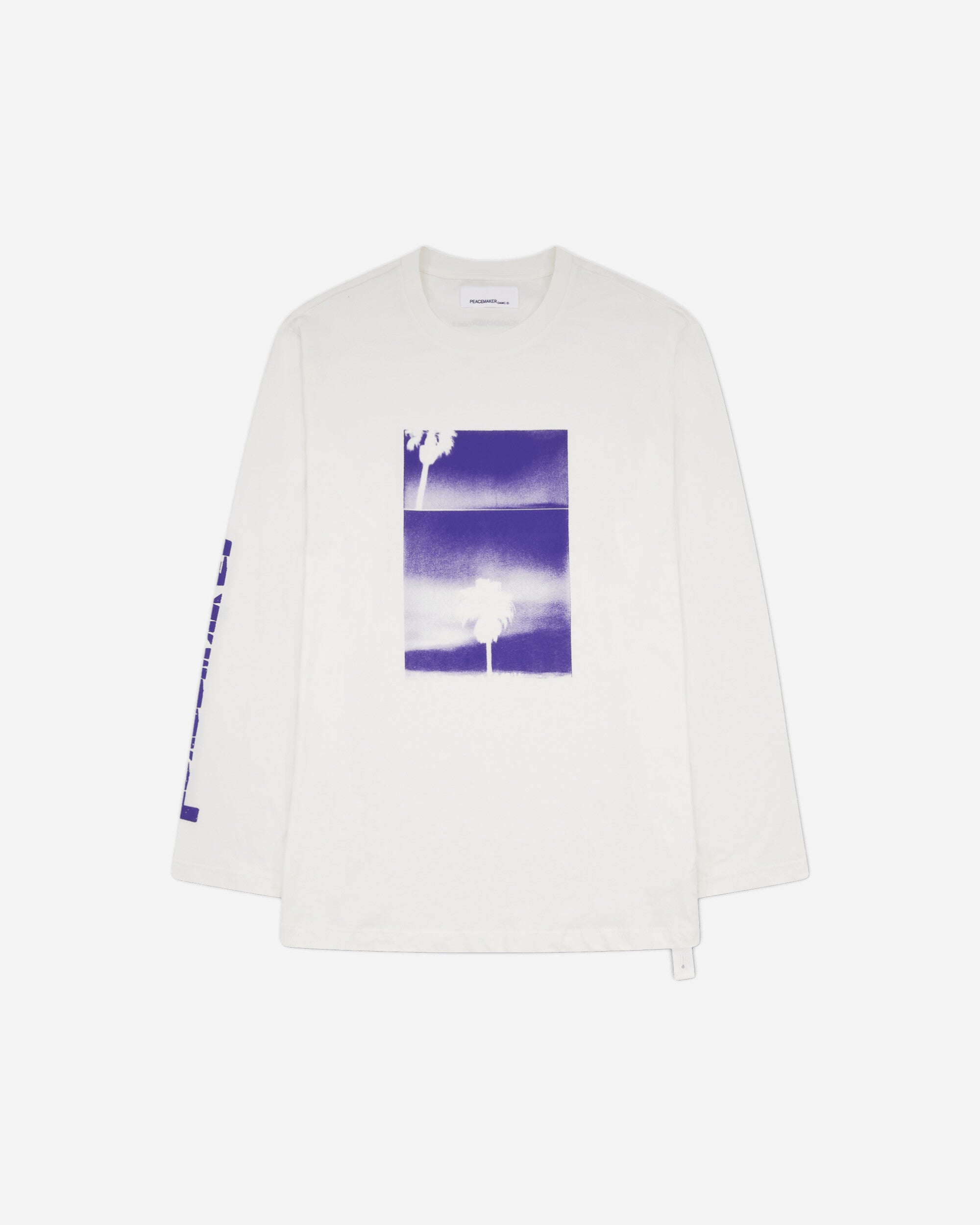 OAMC Peacemaker Regular LS Tee  Panorama Print White T-Shirts Longsleeve PCM3OT05NJE001001 WHITE