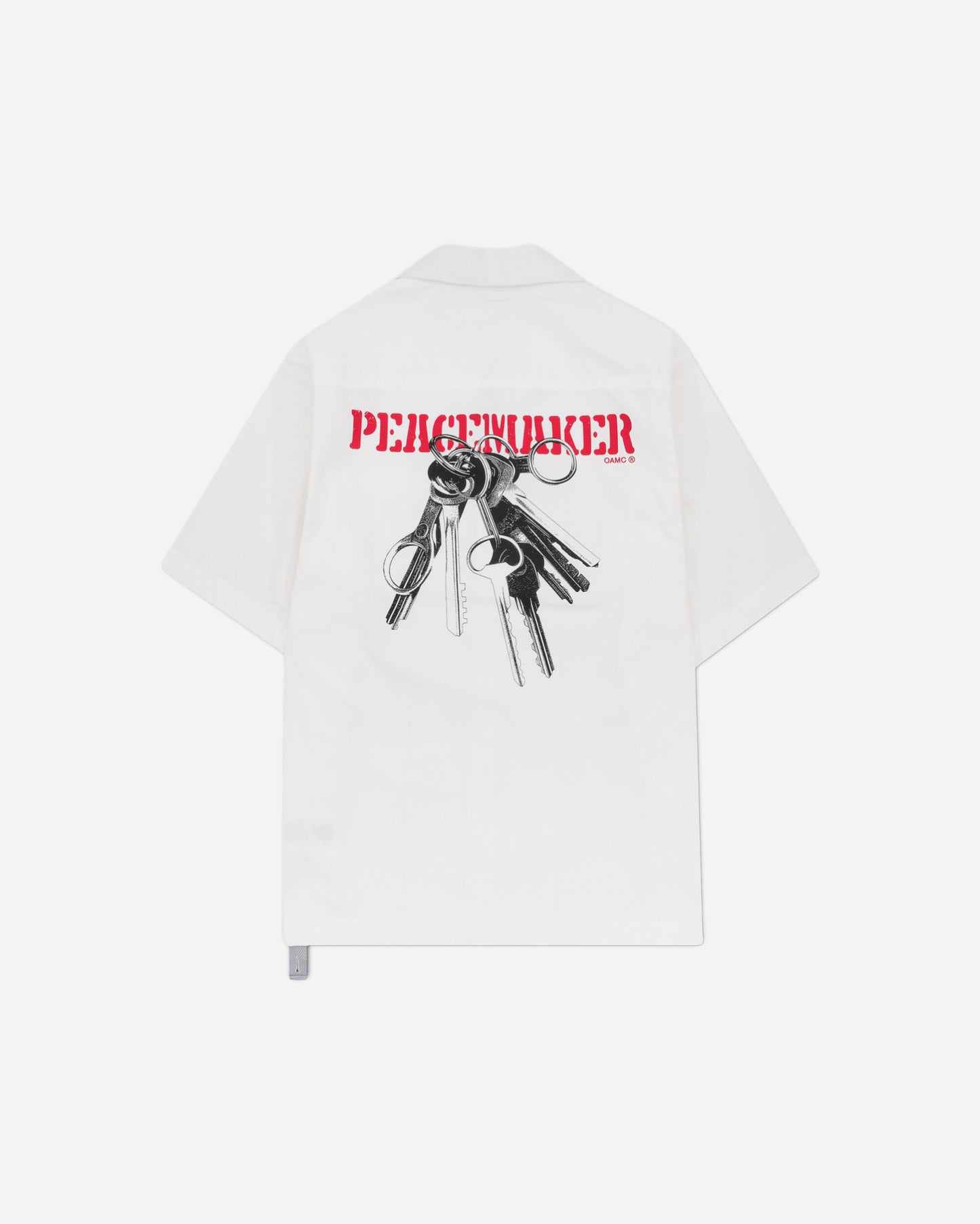 OAMC Peacemaker Boxy SS Shirt White Shirts Longsleeve Shirt PCM3OS04BCO001001 WHITE