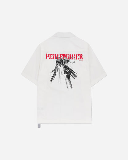 OAMC Peacemaker Boxy SS Shirt White Shirts Longsleeve Shirt PCM3OS04BCO001001 WHITE