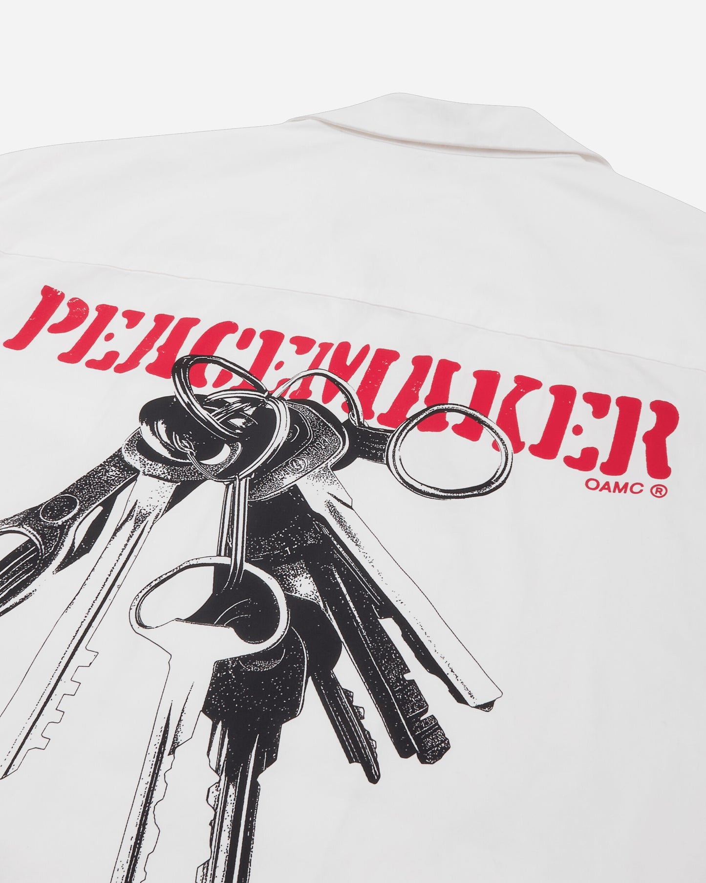 OAMC Peacemaker Boxy SS Shirt White Shirts Longsleeve Shirt PCM3OS04BCO001001 WHITE
