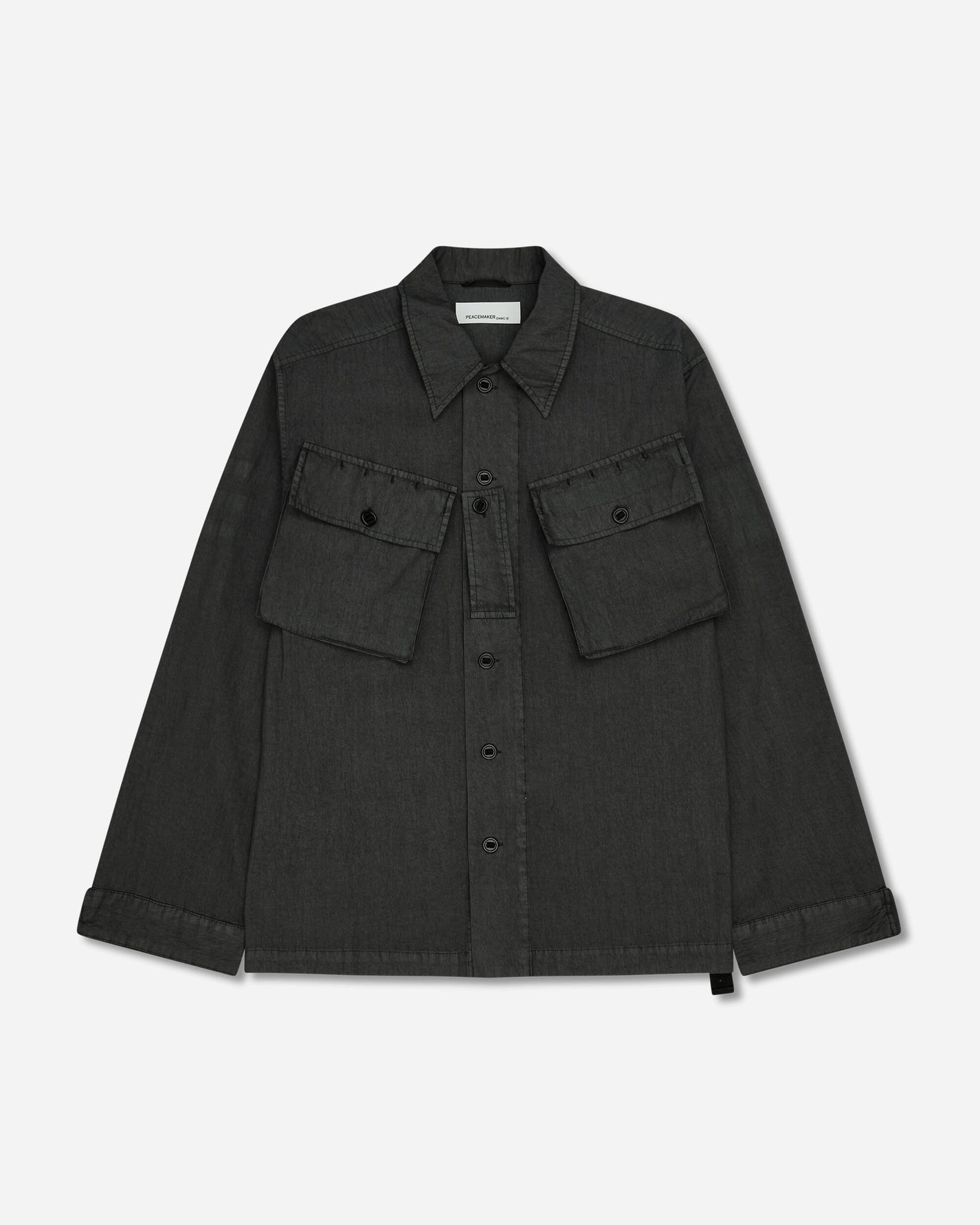 OAMC Peacemaker Military Cargo Shirt Black Shirts Longsleeve Shirt PCM2OS06ACO00199 99