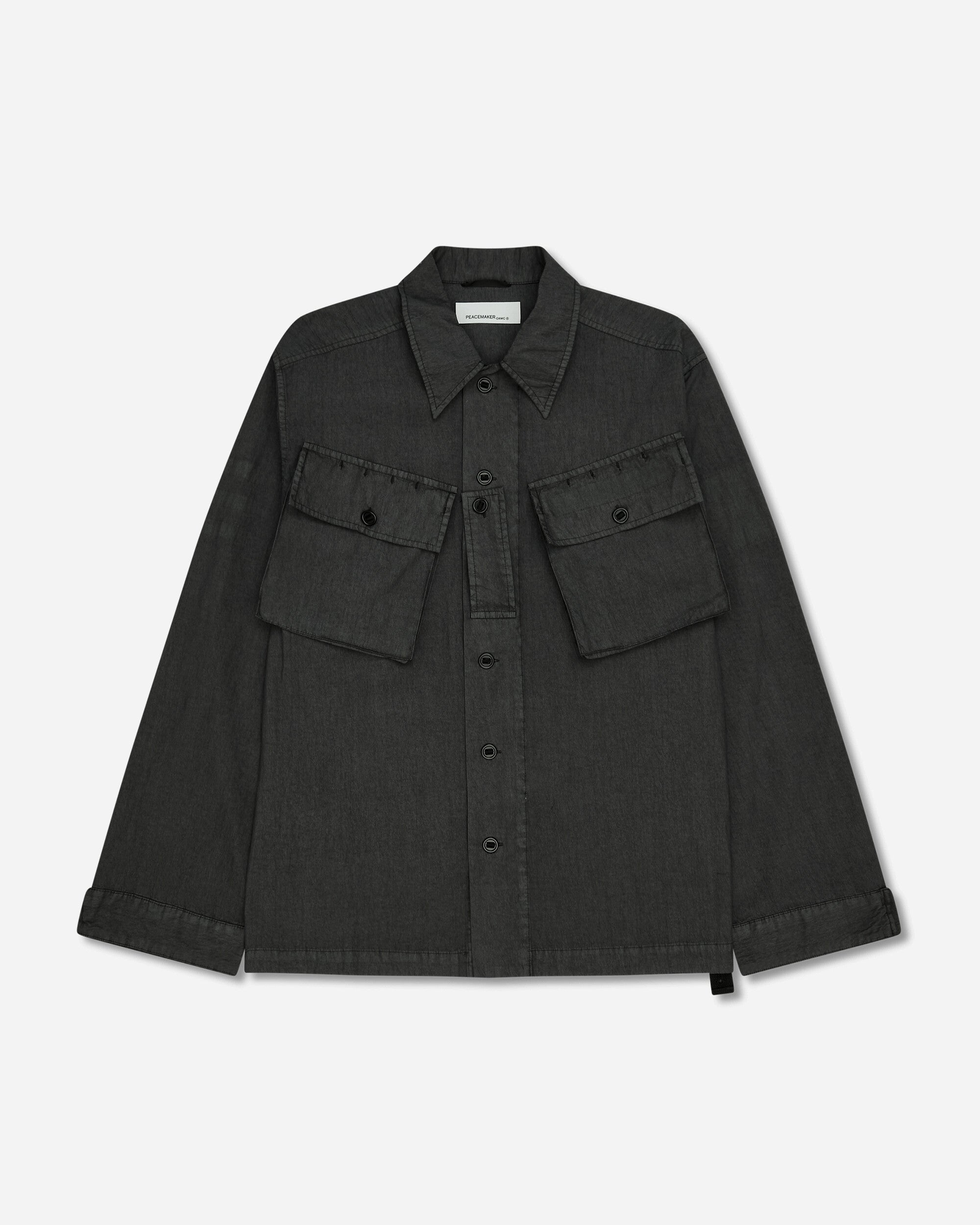 OAMC Peacemaker Military Cargo Shirt Black Shirts Longsleeve Shirt PCM2OS06ACO00199 99