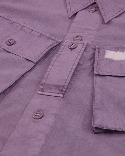 OAMC Peacemaker Military Cargo Shirt Lilac Shirts Longsleeve Shirt PCM2OS06ACO00136 36
