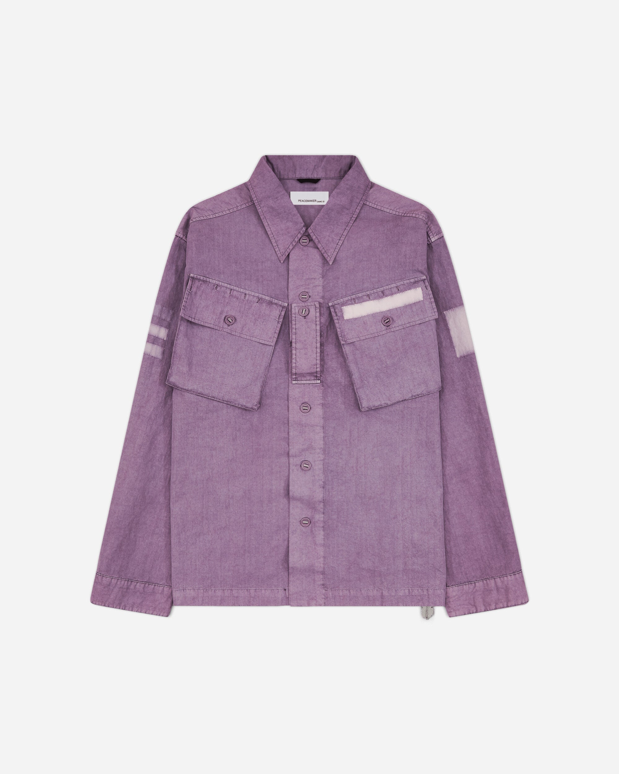 OAMC Peacemaker Military Cargo Shirt Lilac Shirts Longsleeve Shirt PCM2OS06ACO00136 36