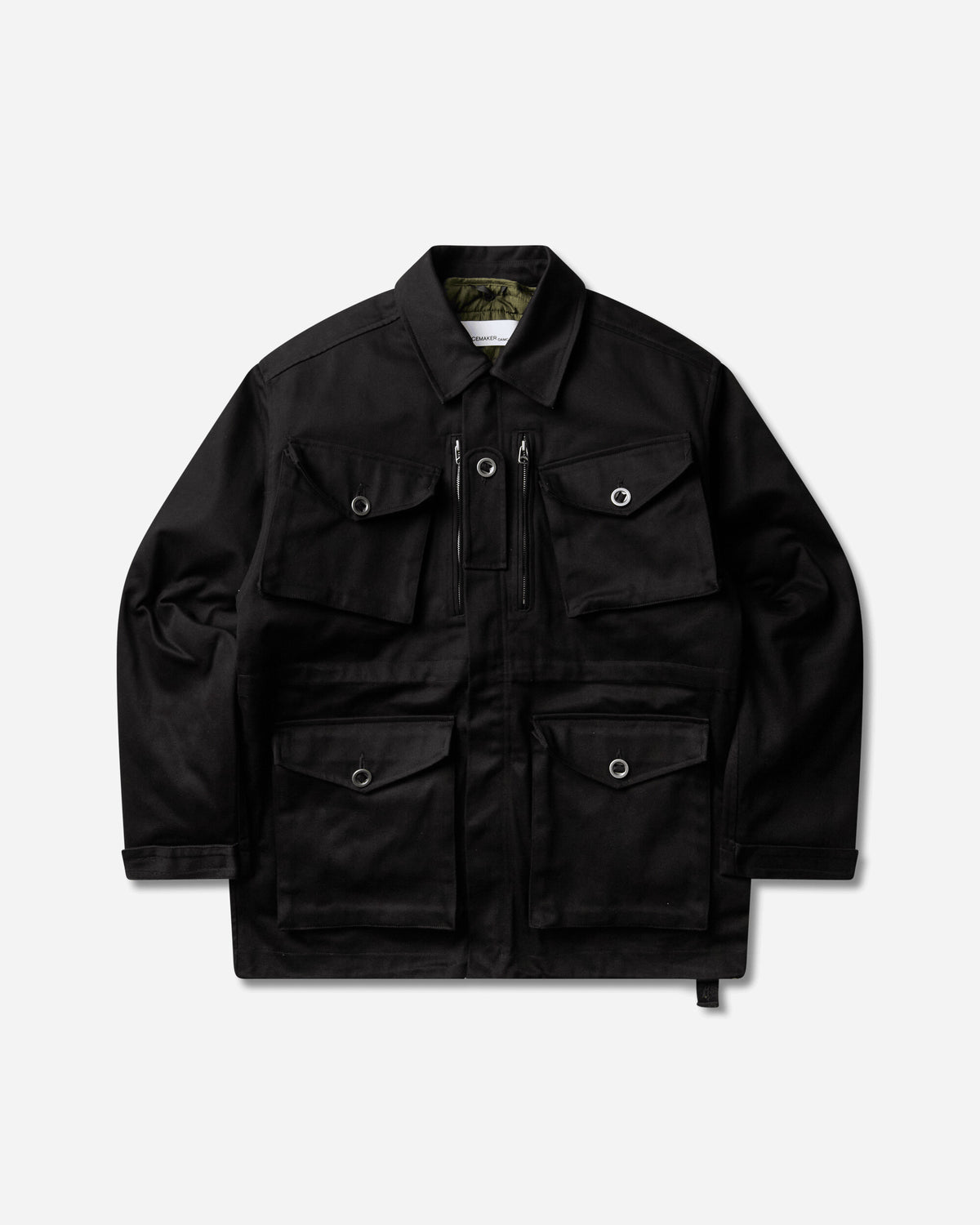OAMC Peacemaker Military New Parka Black Coats and Jackets Parka Jackets PCM4OJ04ACO01699 BLACK