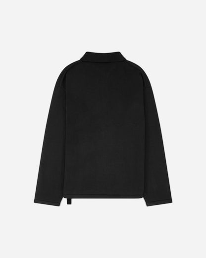 OAMC Peacemaker Knit Polo Black Knitwears Sweaters PCM2OK02AFL00199 99