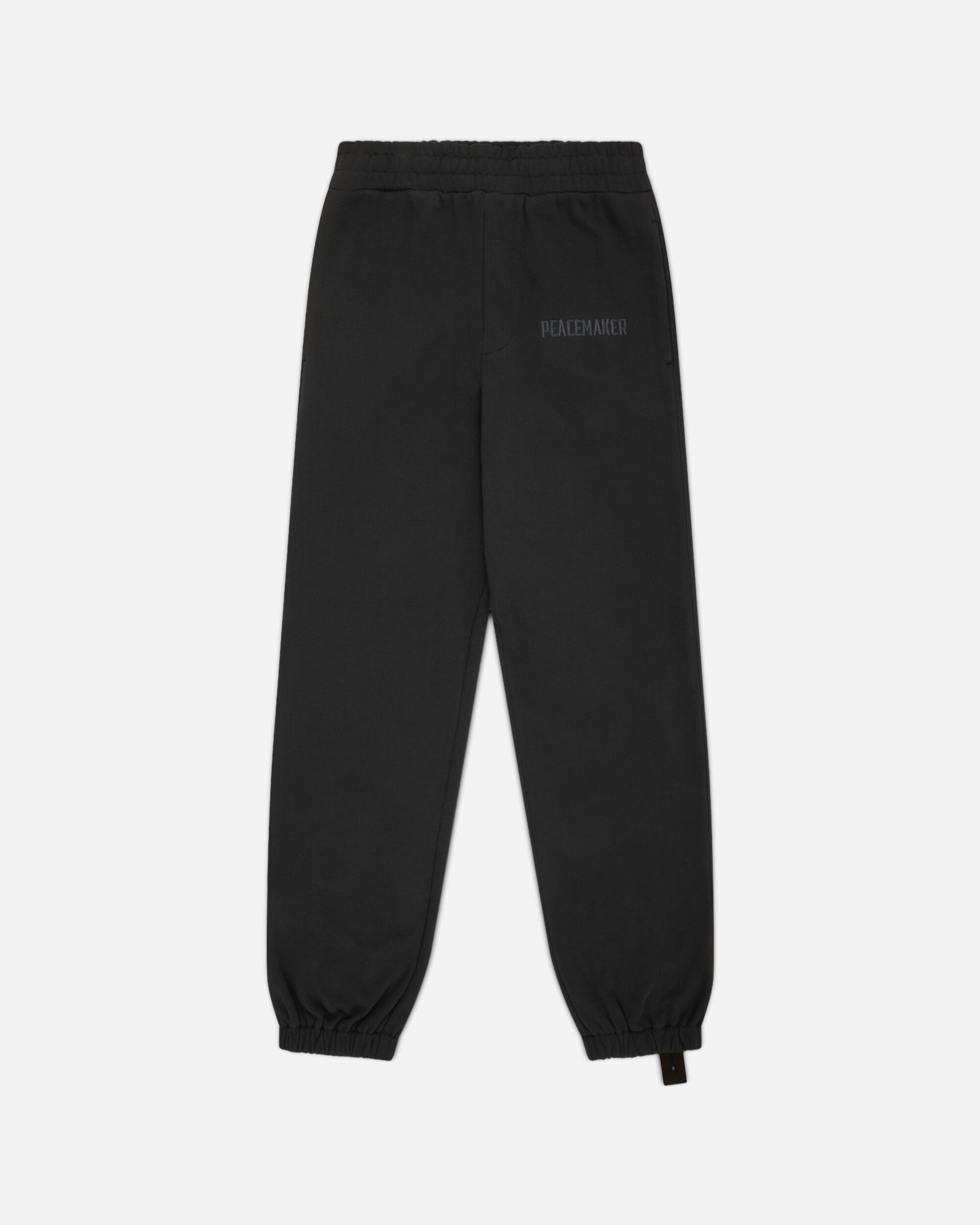 OAMC Peacemaker Loose Fit Sweatpants Peacemaker Logo Black Pants Sweatpants PCM2OW01PFT00299 99