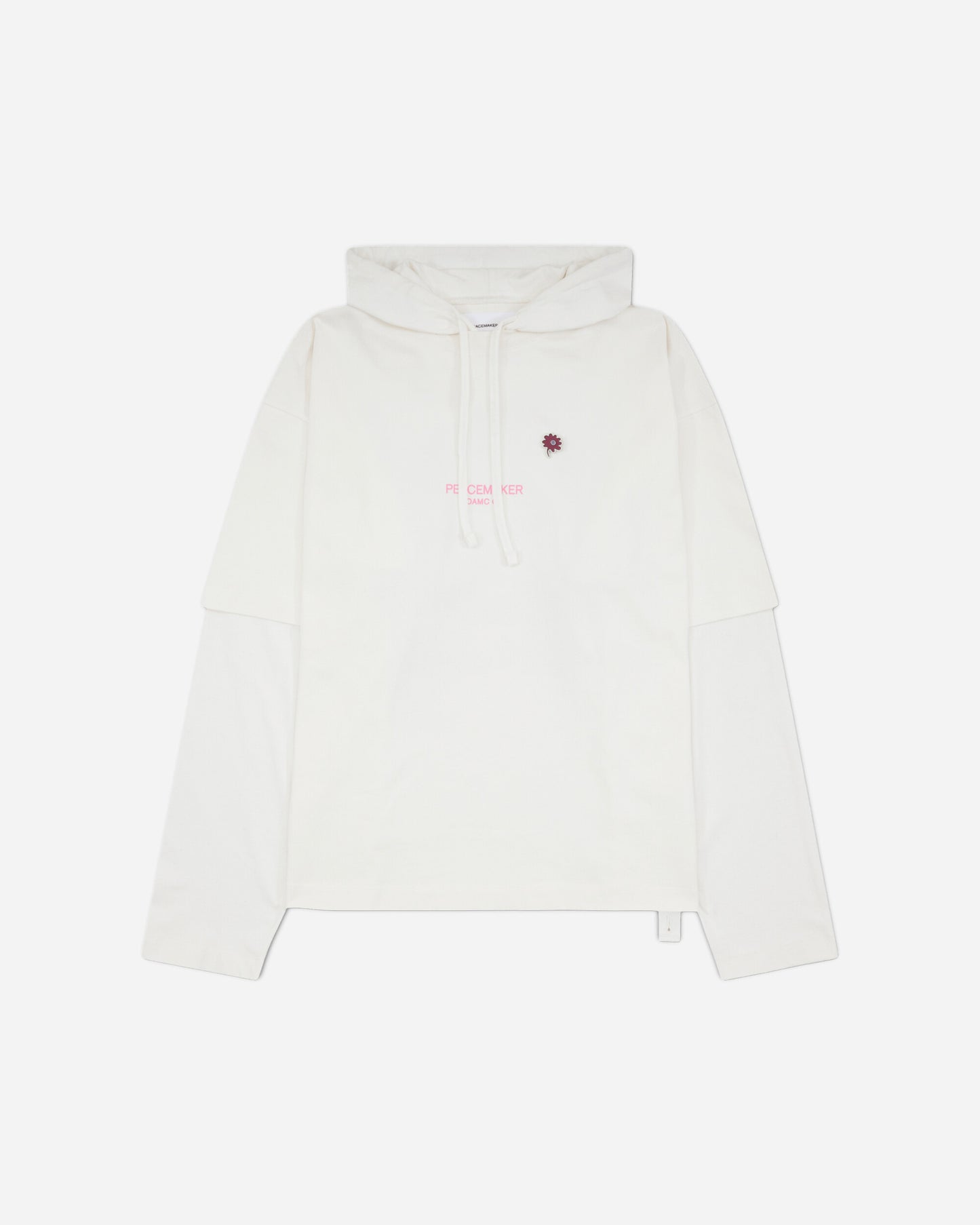 OAMC Peacemaker Hooded Tee Dynamo  Print White T-Shirts Top PCM2OT08HJE00201 01