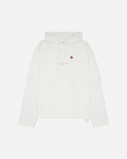 OAMC Peacemaker Hooded Tee Dynamo  Print White T-Shirts Top PCM2OT08HJE00201 01