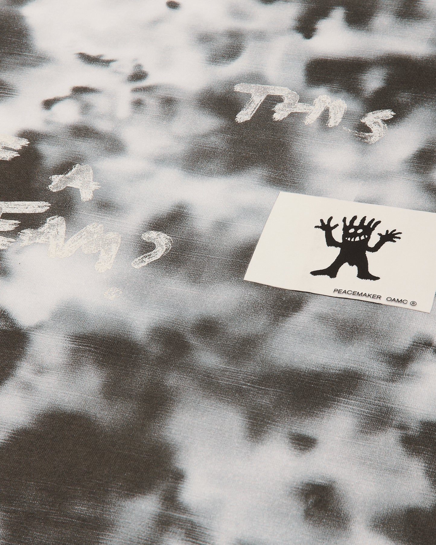 OAMC Peacemaker Loose Fit Tshirt Camo  Print Black Camo T-Shirts Top PCM2OT02FJE00699 99